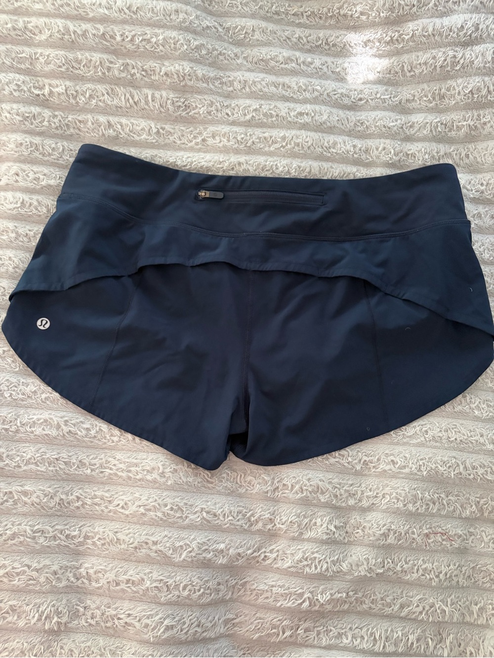 Lululemon Navy Speed Up Low-Rise Lined Short 2.5" — 10 - Picture 2 of 10
